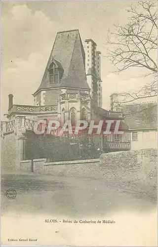 Cartes postales Blois Bains de Catherine de Medicis