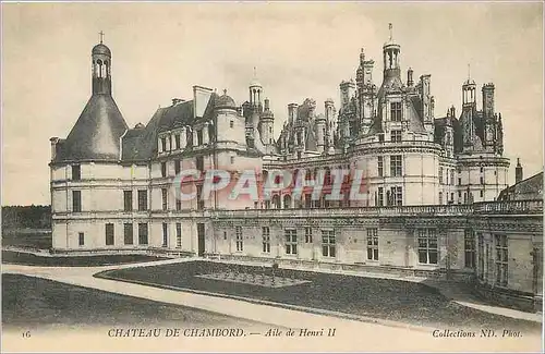 Ansichtskarte AK Chateau de Chambord Aile de Henri II