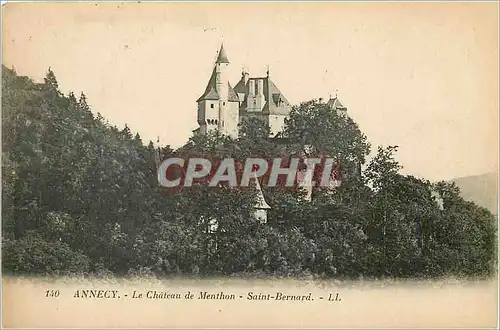 Cartes postales Annecy Le Chateau de Menthon Saint Bernard