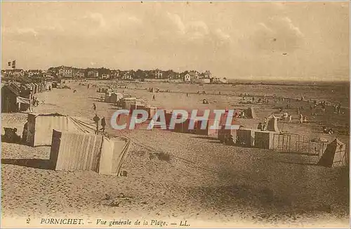 Ansichtskarte AK Pornichet Vue Generale de la Plage