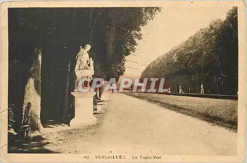 Cartes postales Versailles Le Tapis Vert