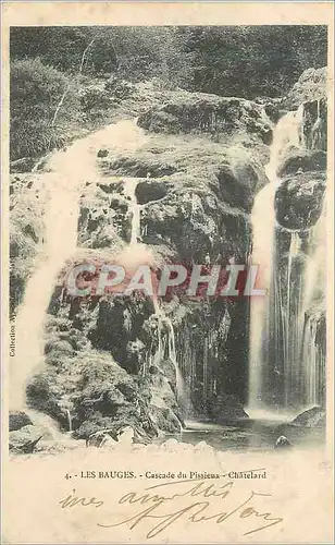 Cartes postales Les Bauges Cascade du Pissieux Chateland