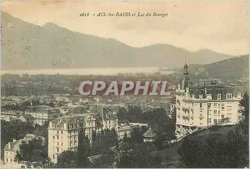 Cartes postales Aix Les Bains et Lac du Bourget