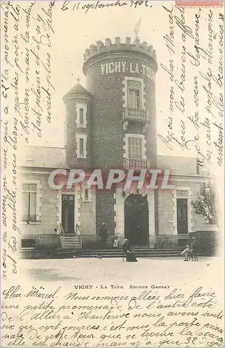 Cartes postales Vichy La Tour Source Gannat (carte 1900)
