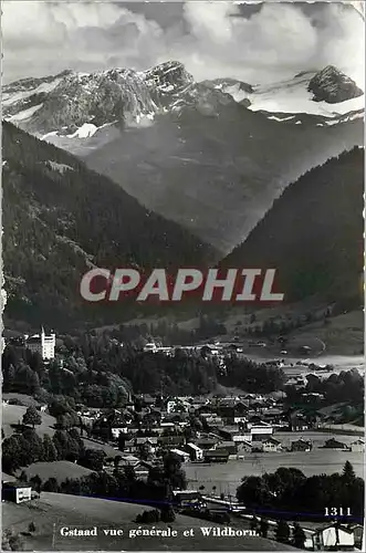 Cartes postales moderne Gstaad Vue Generale et Wildhorn