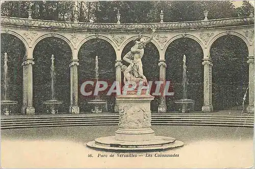 Cartes postales Parc de Versailles Les Colonnades