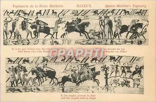 Cartes postales Bayeux Tapisserie de la Reine Mathilde