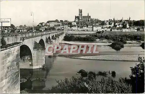 Moderne Karte Nevers Le Pont sur la Loire