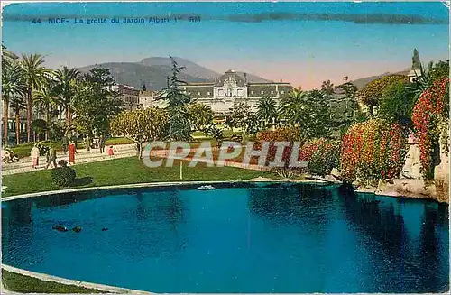 Cartes postales Nice La Grotte du Jardin Albert 1er