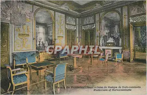 Ansichtskarte AK Palais de Fontainebleau Salon de Musique de Marie Antoinette