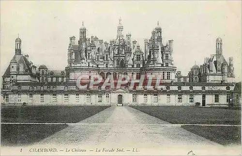 Ansichtskarte AK Chambord  Le Chateau La Facade Sud