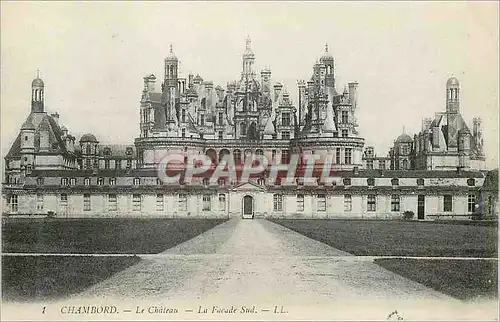 Cartes postales Chambord  Le Chateau La Facade Sud