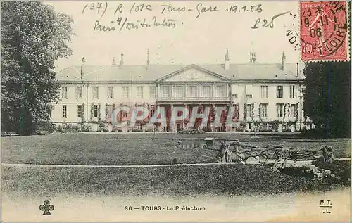 Cartes postales Tours La Prefecture