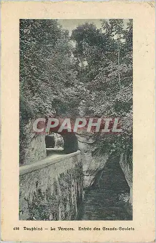 Cartes postales Dauphine Le Vercors Entree des Grands Goulets