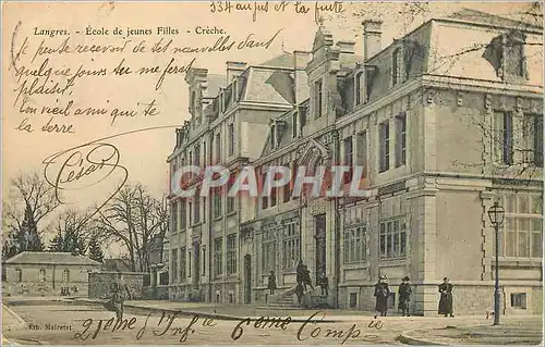 Cartes postales Langres Ecole de Jeunes Filles