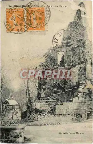 Cartes postales Bressuire (Deux Sevres) Ruines du Chateau