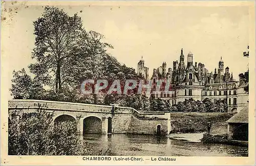 Ansichtskarte AK Chambord (Loir et Cher) Le Chateau