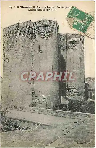Ansichtskarte AK Thouars (D S) La Porte au Prevot (Nord Est) Construction du XIIIe Siecle