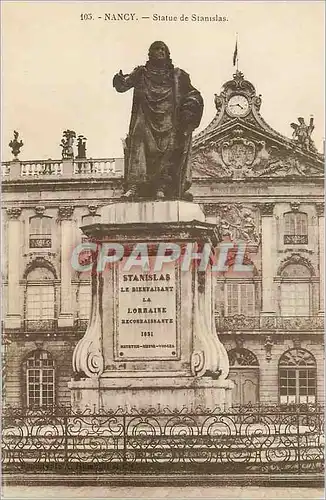 Cartes postales Nancy Statue de Stanislas