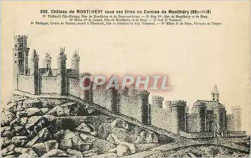 Cartes postales Chateau de Montlhery sous ses Sires ou Comtes de Montlhery (991 1118)