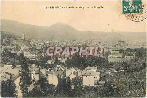 Ansichtskarte AK Besancon Vue Generale prise de Bregille