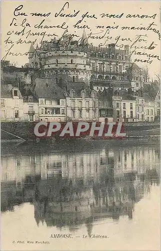 Cartes postales Amboise Le Chateau (carte 1900)
