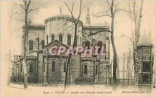 Cartes postales Vichy Abside de l'Eglise Saint Louis