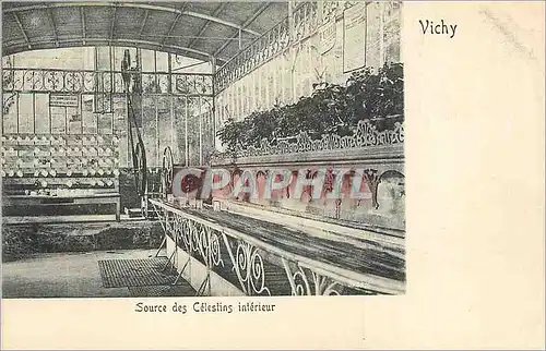 Ansichtskarte AK Vichy Source des Celestins Interieur (carte 1900)