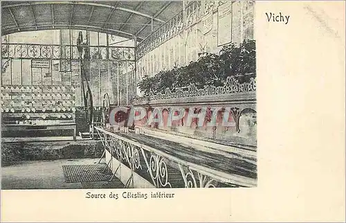 Cartes postales Vichy Source des Celestins Interieur (carte 1900)