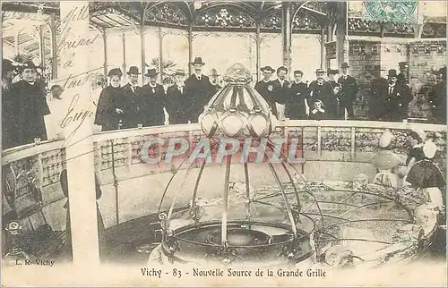 Cartes postales Vichy Nouvelle Source de la Grande Grille (carte 1900)