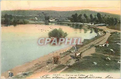 Cartes postales Vichy Une vue l'Allier Lavandieres