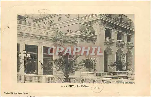 Cartes postales Vichy Le Theatre