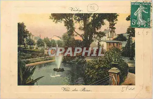 Cartes postales Vichy Vue du Parc