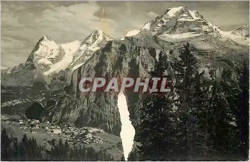 Cartes postales moderne Murren Eiger Monch Jungfrau