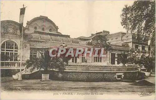 Cartes postales Vichy Perspective du Casino