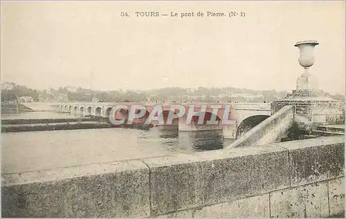Cartes postales Tours Le Pont de Pierre