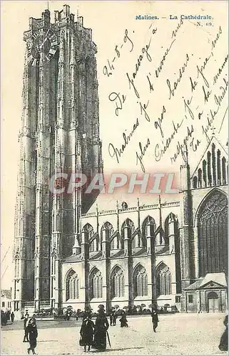 Cartes postales Malines La Cathedrale