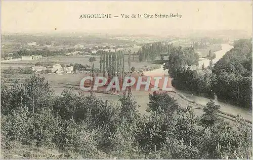 Cartes postales Angouleme Vue de la Cote Sainte Barbe