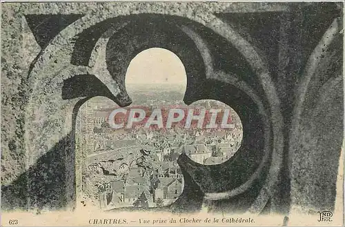 Cartes postales Chartres Vue prise du Clocher de la Cathedrale