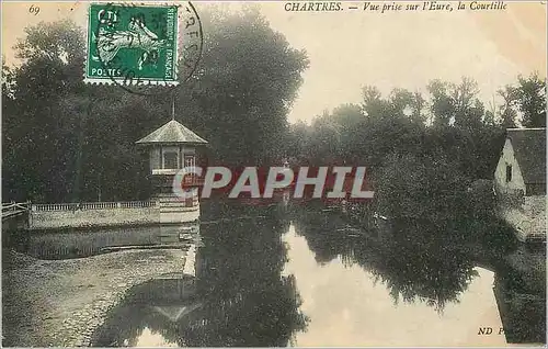 Cartes postales Chartres Vue prise sur l'Eure La Courtille