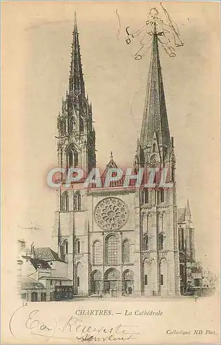 Cartes postales Chartres la Cathedrale