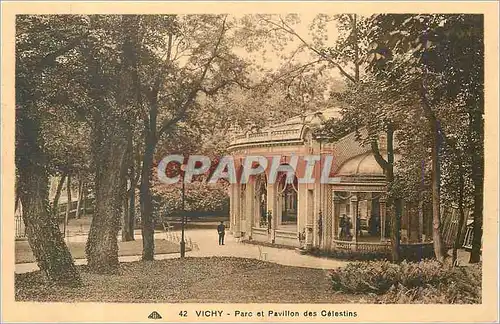 Cartes postales Vichy Parc et Pavillon des Celestins