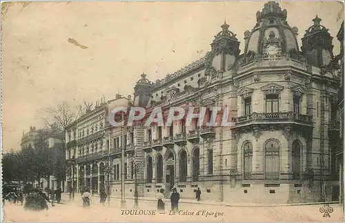 Cartes postales Toulouse La Caisse d'Epargne