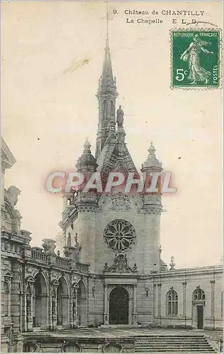 Cartes postales Chateau de Chantilly La Chapelle