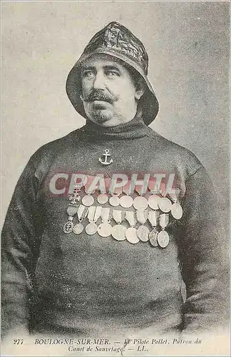 REPRO Boulogne sur Mer Pilote Pollet Patron du Canot du Sauvetage