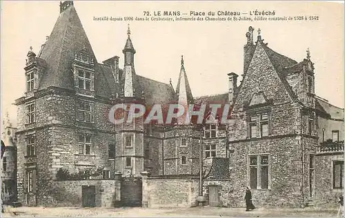 Cartes postales Le Mans Place du Chateau L'Eveche