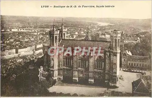 Ansichtskarte AK Lyon Basilique de N D de Fourviere facade Laterale