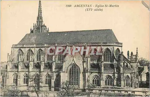 Cartes postales Argentan Eglise St Martin (XVIe Siecle)