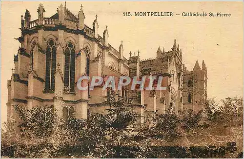 Ansichtskarte AK Montpelier Cathedrale St Pierre