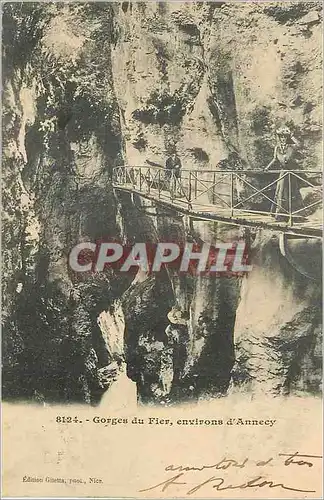 Cartes postales Gorges du Fier Environs d'Annecy